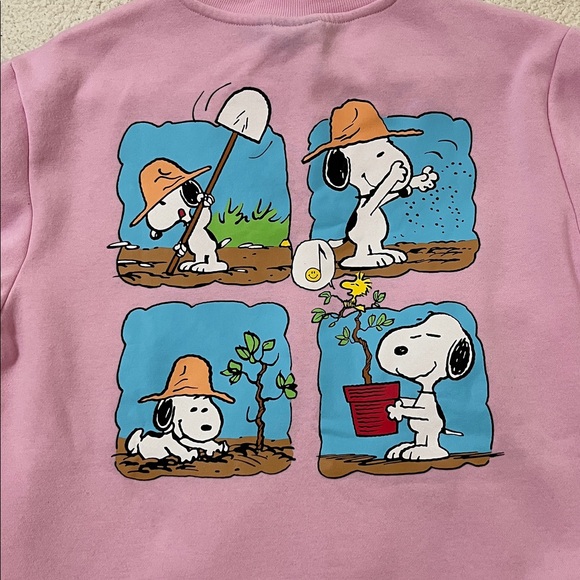 Peanuts Pink Crewneck Sweatshirt - Picture 7 of 7